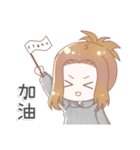 Cute Aquarius girl（個別スタンプ：21）