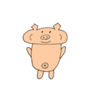 おデブな豚さん（個別スタンプ：1）