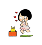 Love Stories With Cute Floral Girl（個別スタンプ：31）