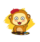 Always Having Fun Monkeys（個別スタンプ：1）