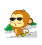 Always Having Fun Monkeys（個別スタンプ：8）