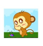 Always Having Fun Monkeys（個別スタンプ：16）