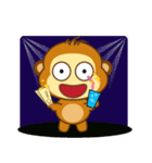 Always Having Fun Monkeys（個別スタンプ：18）