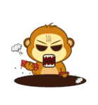 Always Having Fun Monkeys（個別スタンプ：34）