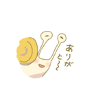 優しい笑顔のカタツムリさん（個別スタンプ：3）