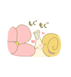 優しい笑顔のカタツムリさん（個別スタンプ：5）