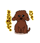 トイプードルの敬語スタンプ2（個別スタンプ：33）