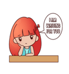 Olive The Red Hair（個別スタンプ：35）