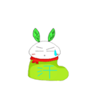 Snow socks rabbit（個別スタンプ：29）