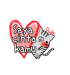 DINDA's exclusive sticker（個別スタンプ：21）