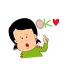 かわいい女の子こみちゃん（個別スタンプ：6）