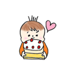 もちもち、ぷっくりほっぺの赤ちゃん（個別スタンプ：2）