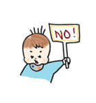 もちもち、ぷっくりほっぺの赤ちゃん（個別スタンプ：10）