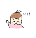 もちもち、ぷっくりほっぺの赤ちゃん（個別スタンプ：18）