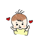 もちもち、ぷっくりほっぺの赤ちゃん（個別スタンプ：19）