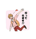 Yシャツ男子（個別スタンプ：7）