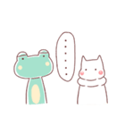 Cutie Cat and Forg（個別スタンプ：20）