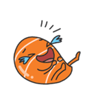 Salmon makes me happy（個別スタンプ：1）