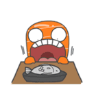 Salmon makes me happy（個別スタンプ：3）