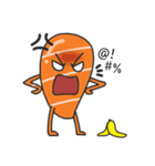 Salmon makes me happy（個別スタンプ：9）