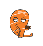 Salmon makes me happy（個別スタンプ：13）