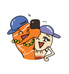 Salmon makes me happy（個別スタンプ：35）