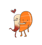 Salmon makes me happy（個別スタンプ：37）