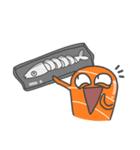 Salmon makes me happy（個別スタンプ：38）