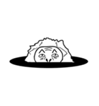 Only white monkey（個別スタンプ：7）