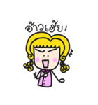 A Girl Talks To A Boy（個別スタンプ：14）