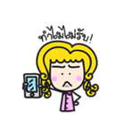A Girl Talks To A Boy（個別スタンプ：15）
