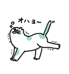 ゆるくてカラフルな猫さん（個別スタンプ：1）