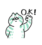 ゆるくてカラフルな猫さん（個別スタンプ：10）