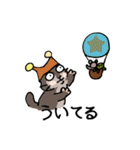 帽子猫参上（個別スタンプ：3）