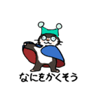 帽子猫参上（個別スタンプ：6）