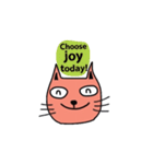 Meawmeaw, happy cat in April（個別スタンプ：23）