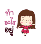 This is my life. Girlfriend.（個別スタンプ：38）