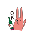 呑んだくれうさぎ（個別スタンプ：14）