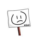 Emoticon - Signboard（個別スタンプ：3）