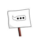 Emoticon - Signboard（個別スタンプ：21）