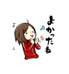 ジャージを着た女の子のスタンプ（個別スタンプ：9）