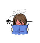 ジャージを着た女の子のスタンプ（個別スタンプ：16）