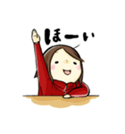 ジャージを着た女の子のスタンプ（個別スタンプ：27）