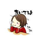 ジャージを着た女の子のスタンプ（個別スタンプ：32）