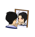 Shades of Blu: Boy in glasses（個別スタンプ：10）