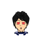 Shades of Blu: Boy in glasses（個別スタンプ：11）