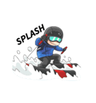 パラン先生 スキーと雪が大好き（個別スタンプ：12）