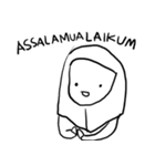Terrible Stickers - Hijab Girls（個別スタンプ：1）