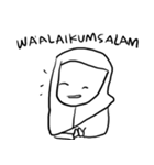 Terrible Stickers - Hijab Girls（個別スタンプ：5）