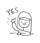 Terrible Stickers - Hijab Girls（個別スタンプ：9）